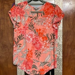 LOFT tulip sleeve blouse.